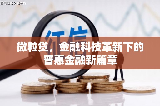 垣曲微粒贷，金融科技革新下的普惠金融新篇章