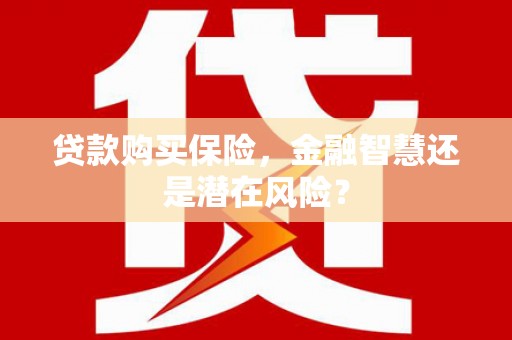 垣曲贷款购买保险，金融智慧还是潜在风险？