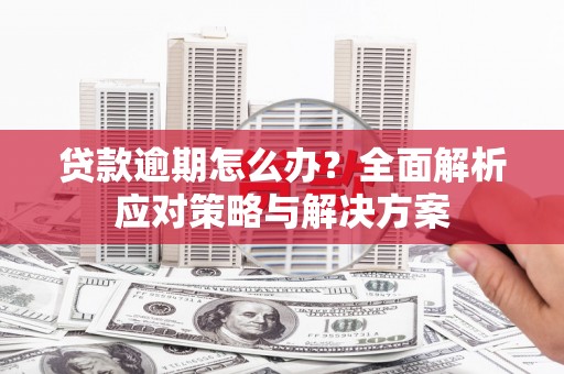 垣曲贷款逾期怎么办？全面解析应对策略与解决方案