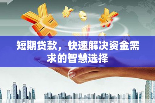 垣曲短期贷款，快速解决资金需求的智慧选择