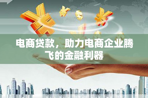 垣曲电商贷款，助力电商企业腾飞的金融利器