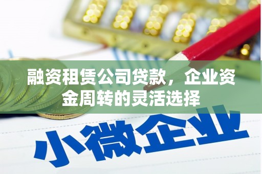 垣曲融资租赁公司贷款，企业资金周转的灵活选择