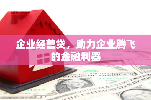 垣曲企业经营贷，助力企业腾飞的金融利器