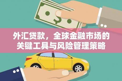 垣曲外汇贷款，全球金融市场的关键工具与风险管理策略