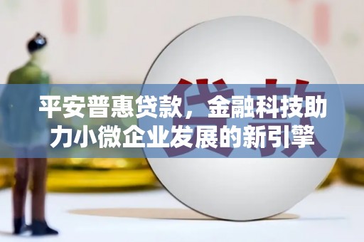垣曲平安普惠贷款，金融科技助力小微企业发展的新引擎