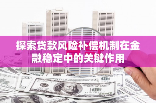 垣曲探索贷款风险补偿机制在金融稳定中的关键作用