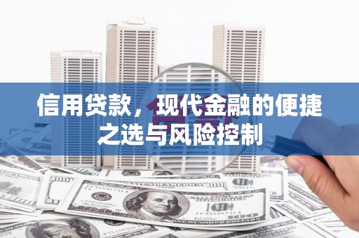 垣曲信用贷款，现代金融的便捷之选与风险控制