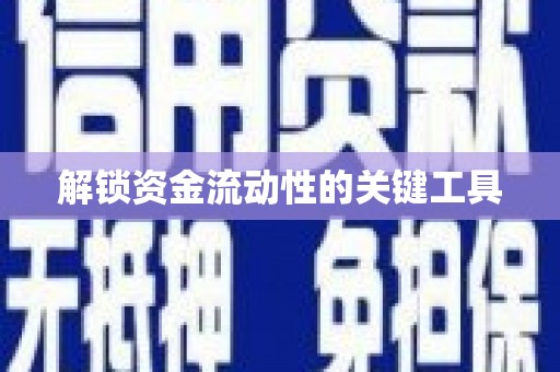 垣曲解锁资金流动性的关键工具