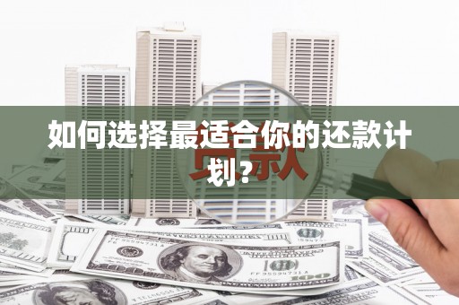 垣曲如何选择最适合你的还款计划？