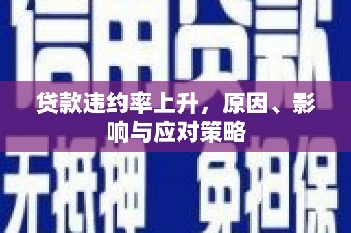 垣曲贷款违约率上升，原因、影响与应对策略