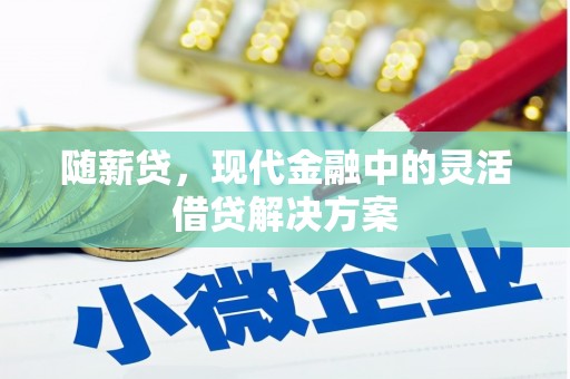 垣曲随薪贷，现代金融中的灵活借贷解决方案
