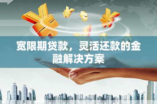 垣曲宽限期贷款，灵活还款的金融解决方案