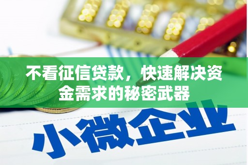 垣曲不看征信贷款，快速解决资金需求的秘密武器