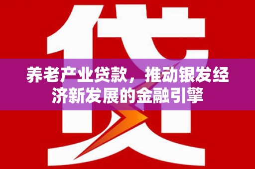 垣曲养老产业贷款，推动银发经济新发展的金融引擎