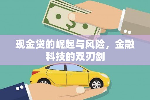 垣曲现金贷的崛起与风险，金融科技的双刃剑