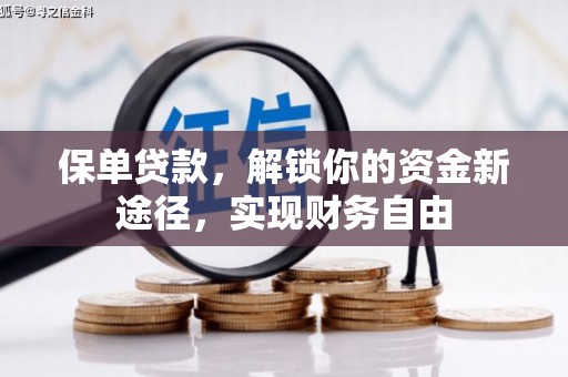 垣曲保单贷款，解锁你的资金新途径，实现财务自由