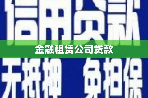 垣曲金融租赁公司贷款