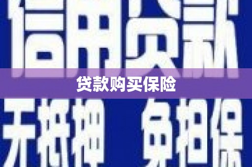 垣曲贷款购买保险