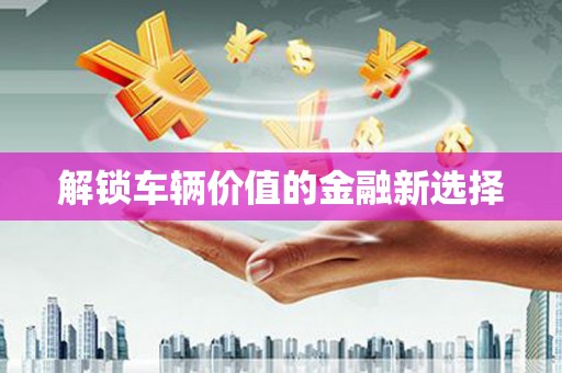 垣曲解锁车辆价值的金融新选择