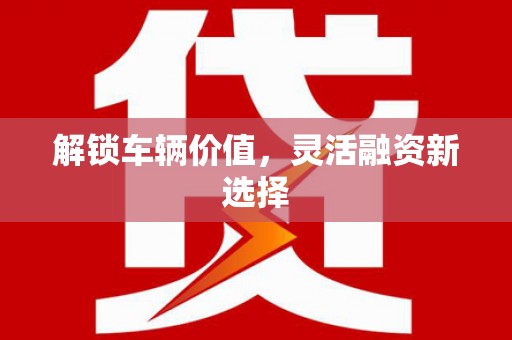 垣曲解锁车辆价值，灵活融资新选择