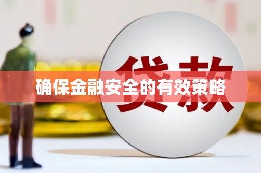 垣曲确保金融安全的有效策略