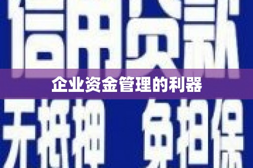垣曲企业资金管理的利器