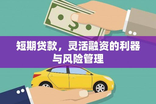 垣曲短期贷款，灵活融资的利器与风险管理