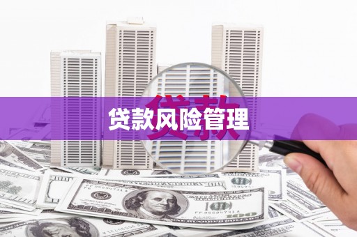 垣曲贷款风险管理